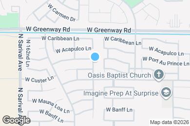 Map image of the property - 15127 N 159th Dr