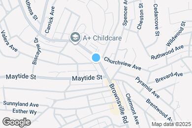 Map image of the property - 2604 Brownsville Rd