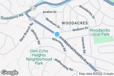 Map image of the property - 6212 Massachusetts Ave