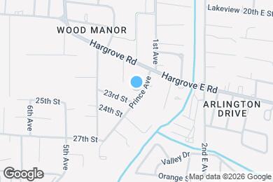 Map image of the property - 2218 Prince Ave