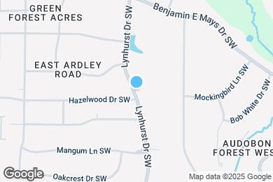 Map image of the property - 1026 Lynhurst Dr SW