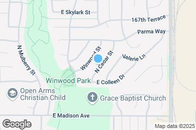 Map image of the property - 536 N Cedar St