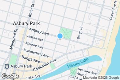 Map image of the property - 710 Grand Ave