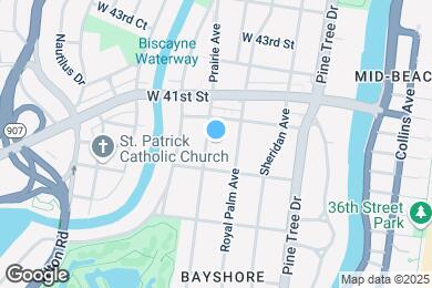 Map image of the property - 3747 Prairie Ave