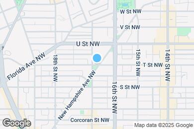Map image of the property - 1621 T St NW