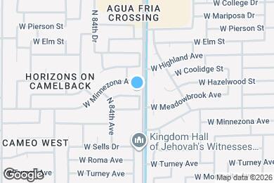Map image of the property - 8304 W Baxter Dr