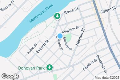 Map image of the property - 44 Sanborn St