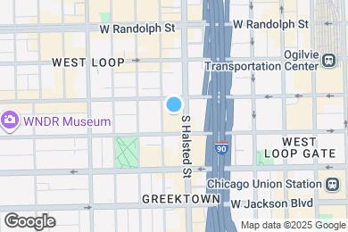 Map image of the property - 16 S Halsted St