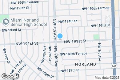 Map image of the property - 661 NW 191st St