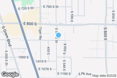 Map image of the property - 895 S 500 E