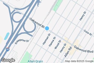 Map image of the property - Oakwood Flats
