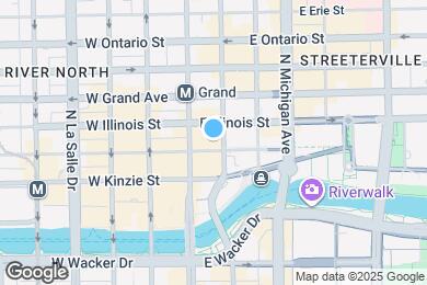Map image of the property - 440 N Wabash Ave