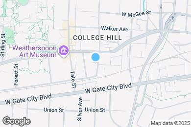 Map image of the property - 614 S Mendenhall St