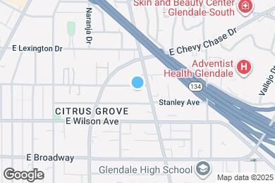 Map image of the property - 1316 E California Ave