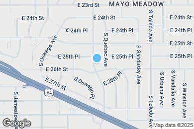 Map image of the property - 2541 S Pittsburg Ave
