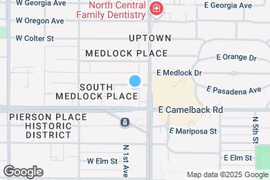 Map image of the property - 11 W Pasadena Ave