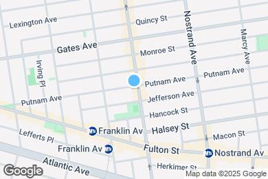 Map image of the property - 186 Putnam Ave