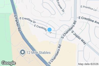 Map image of the property - 14944 E Crestridge Dr