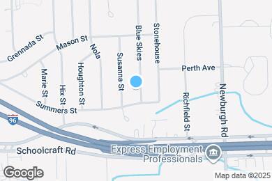 Map image of the property - 14103 Blue Skies St