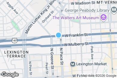 Map image of the property - The 501 Apartments