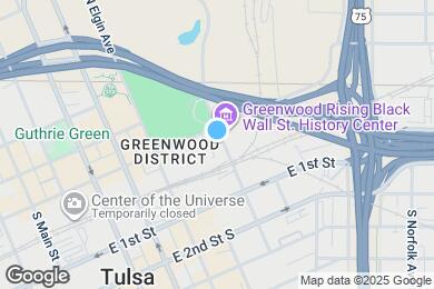 Map image of the property - GreenArch Apartments Tulsa