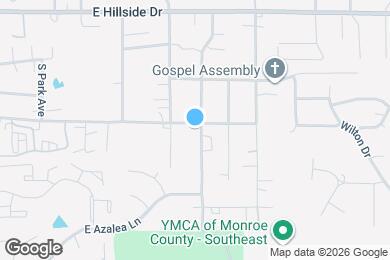 Map image of the property - 1122 E Miller Dr