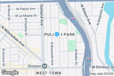 Map image of the property - 1352 N Greenview Ave