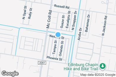 Map image of the property - 1710 Tampa St