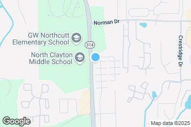 Map image of the property - 1620 Chattahoochee Ct