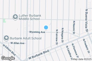 Map image of the property - 3121 W Wyoming Ave