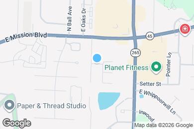 Map image of the property - 2599 E Meramec St
