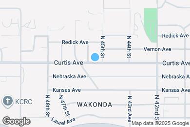 Map image of the property - 4523 Curtis Ave