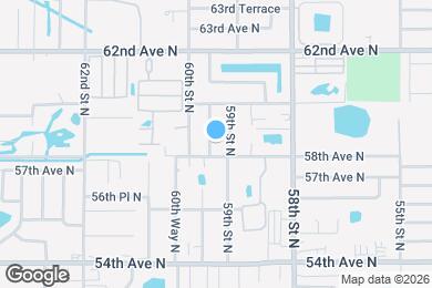 Map image of the property - 5843 59th Way N