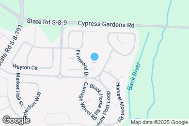 Map image of the property - 108 Hidden Forest Ct