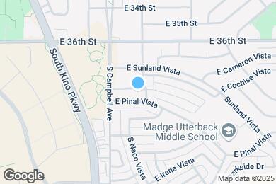 Map image of the property - 1990 E Vera Cruz Vis