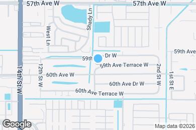 Map image of the property - 703 59th Ave Terrace W
