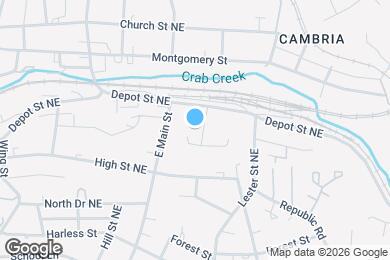 Map image of the property - 855 S Grant St