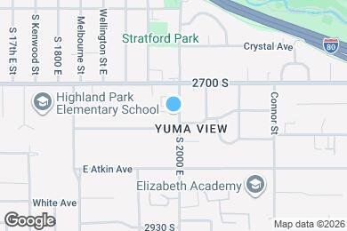 Map image of the property - 2750 S 2000 E
