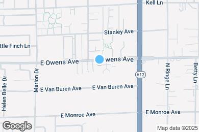 Map image of the property - 4959 E Owens, B