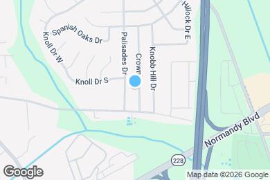 Map image of the property - 1224 Crown Dr