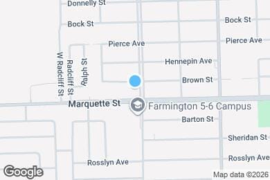 Map image of the property - 1153 Farmington Rd