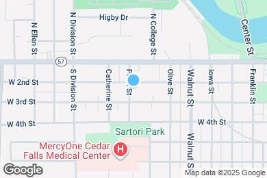 Map image of the property - 206 Pearl St