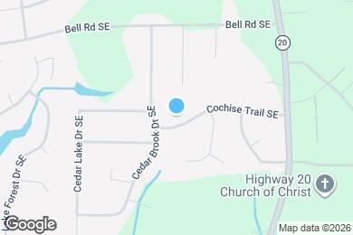 Map image of the property - 838 Cochise Trail SE