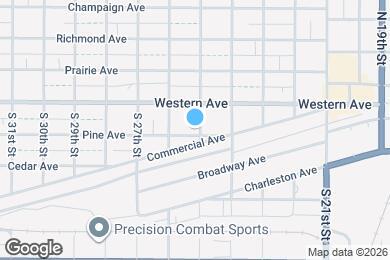 Map image of the property - 121 S 25th St