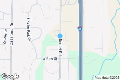 Map image of the property - 1023 S Nicolet Rd