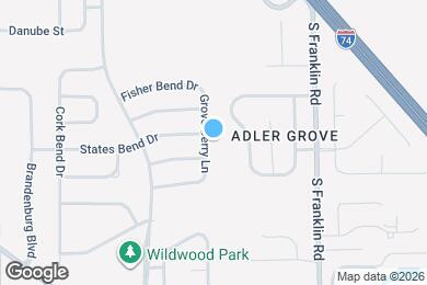 Map image of the property - 3345 Grove Berry Ln
