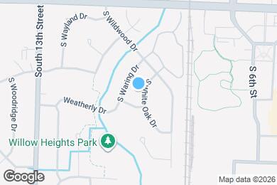 Map image of the property - 8145 S White Oak Dr