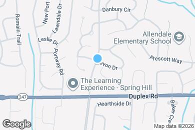 Map image of the property - 1801 Devon Dr