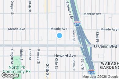 Map image of the property - 4325 Ohio St