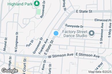 Map image of the property - 165 E State St